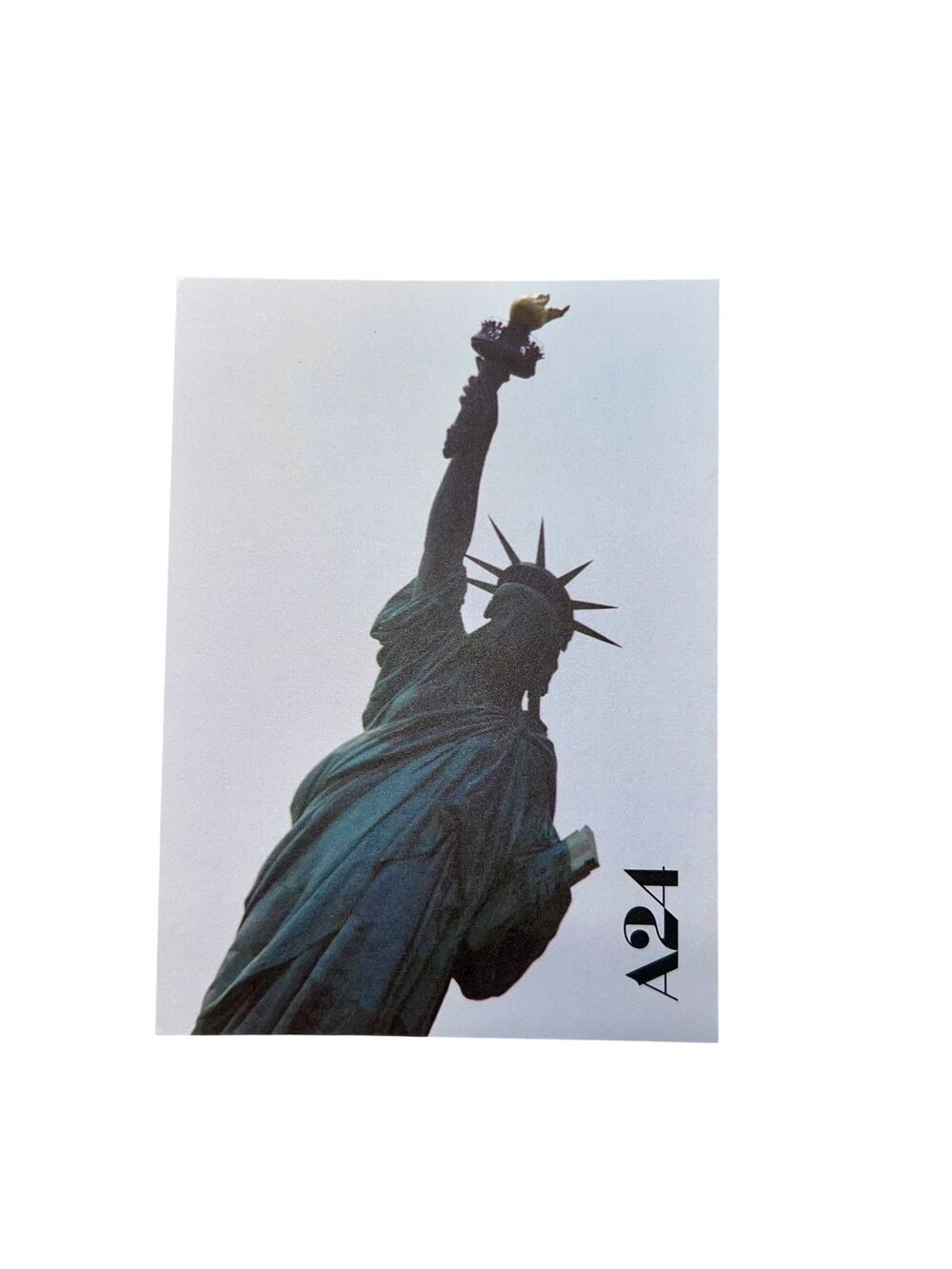 A24 The Brutalist Statue of Liberty Postcard